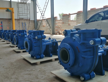 10 Sets of Rubber Lined Slurry Pumps shipped to our Iranian Customer